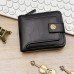 Cross-Border Best-Selling Retro Men's Wallet for Storing Change, Amazon Hot-Selling Item in Stock, Large Capacity Short Zipper Wallet