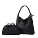 Hand-Woven Large-Capacity Bucket Armpit Bag for Women, High-End Commuter Portable Shoulder Bag, Fashionable and Versatile Tote Bag