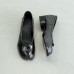 Pure Original Classic Tabi New Pleated Split-Toe Shoes for Women, Genuine Leather Shallow Mid-Heel Pig's Trotters Ballet Soft Leather Flats