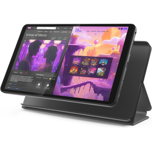 Lenovo Tab One - Lightweight Tablet - up to 12.5 Hours of YouTube Streaming - 8.7" HD Display - 4 GB Memory - 64 GB Storage - MediaTek Helio G85 - Includes Folio Case