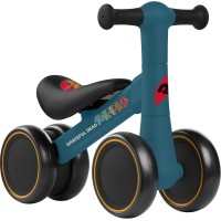 Retrospec Cricket 2 Baby Walker Balance Bike with 4 Wheels - Safe Learning Toy for Ages 12-24 Months - Scratch-Resistant Indoor Outdoor Toddler Riding Toy with Steering Limit & Soft Grips