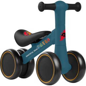 Retrospec Cricket 2 Baby Walker Balance Bike with 4 Wheels - Safe Learning Toy for Ages 12-24 Months - Scratch-Resistant Indoor Outdoor Toddler Riding Toy with Steering Limit & Soft Grips