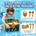 PJT 48PCS Kids Pool Diving Toys Set - Pirate Treasure Chest with Gems, Fish, Locks & Keys, Underwater Treasure Hunt Game for Pool, Bath & Beach, Summer Pool Party & Birthday Gift for Kids Ages 3+