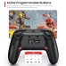 Wireless Switch Controller for Nintendo Switch/Switch 2/Lite/OLED Controller, Switch Controller with a Mouse Touch Feeling on Back Buttons, Extra Switch Pro Controller with Wake-up,Programmable, Turbo Function